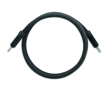 Лого трейд бизнес-подарки фото: Braided magnetic cable in RPET