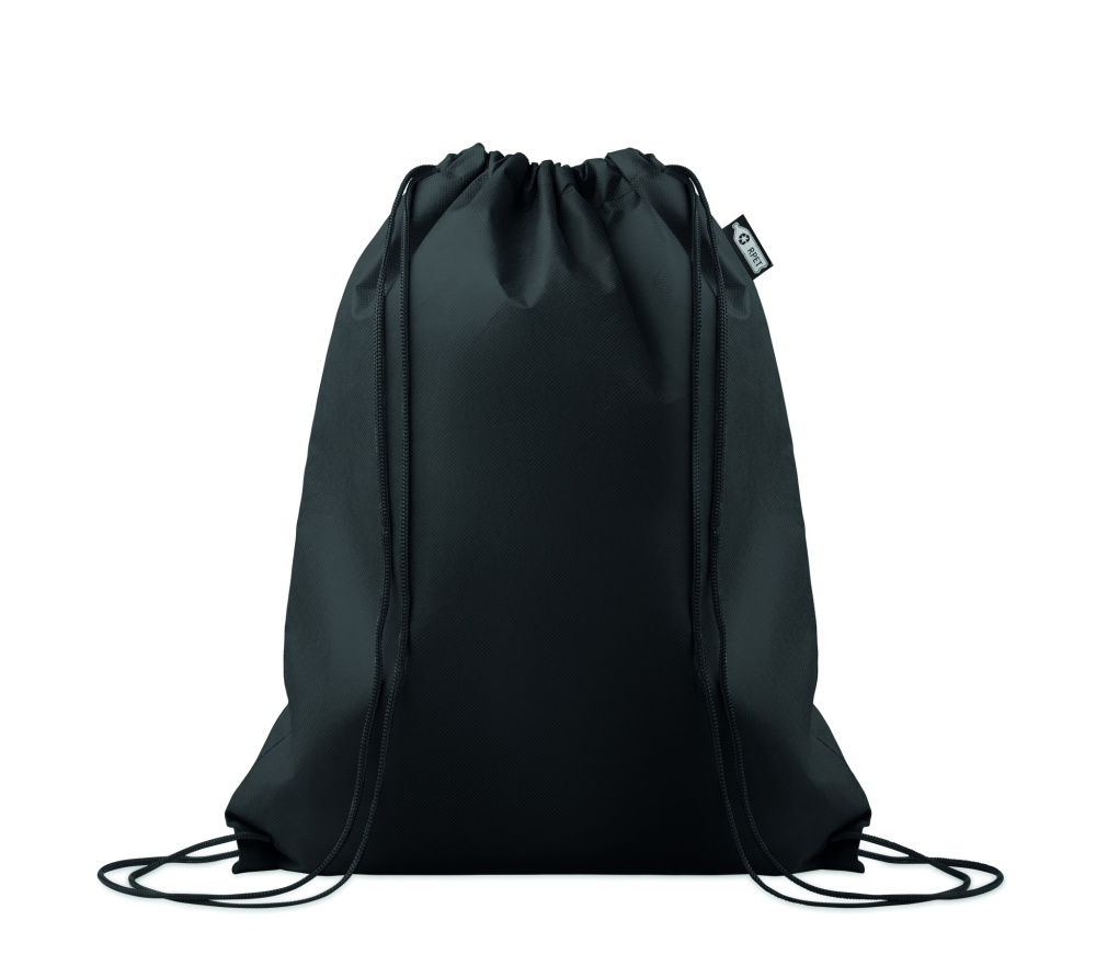 Лого трейд pекламные cувениры фото: Drawstring bag RPET non-woven