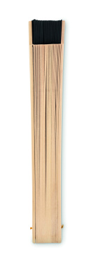 Лого трейд бизнес-подарки фото: Wooden hand fan
