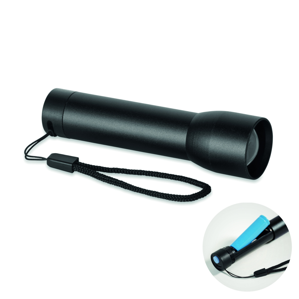 Логотрейд pекламные подарки картинка: Aluminium rechargeable torch