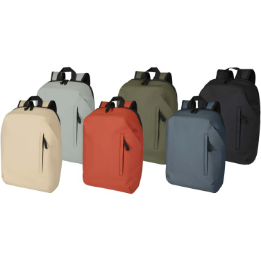 Логотрейд pекламные подарки картинка: Рюкзак Resi Plus 15" из материалов, переработанных согласно стандарту GRS, с защитой от кражи объемом 18 л