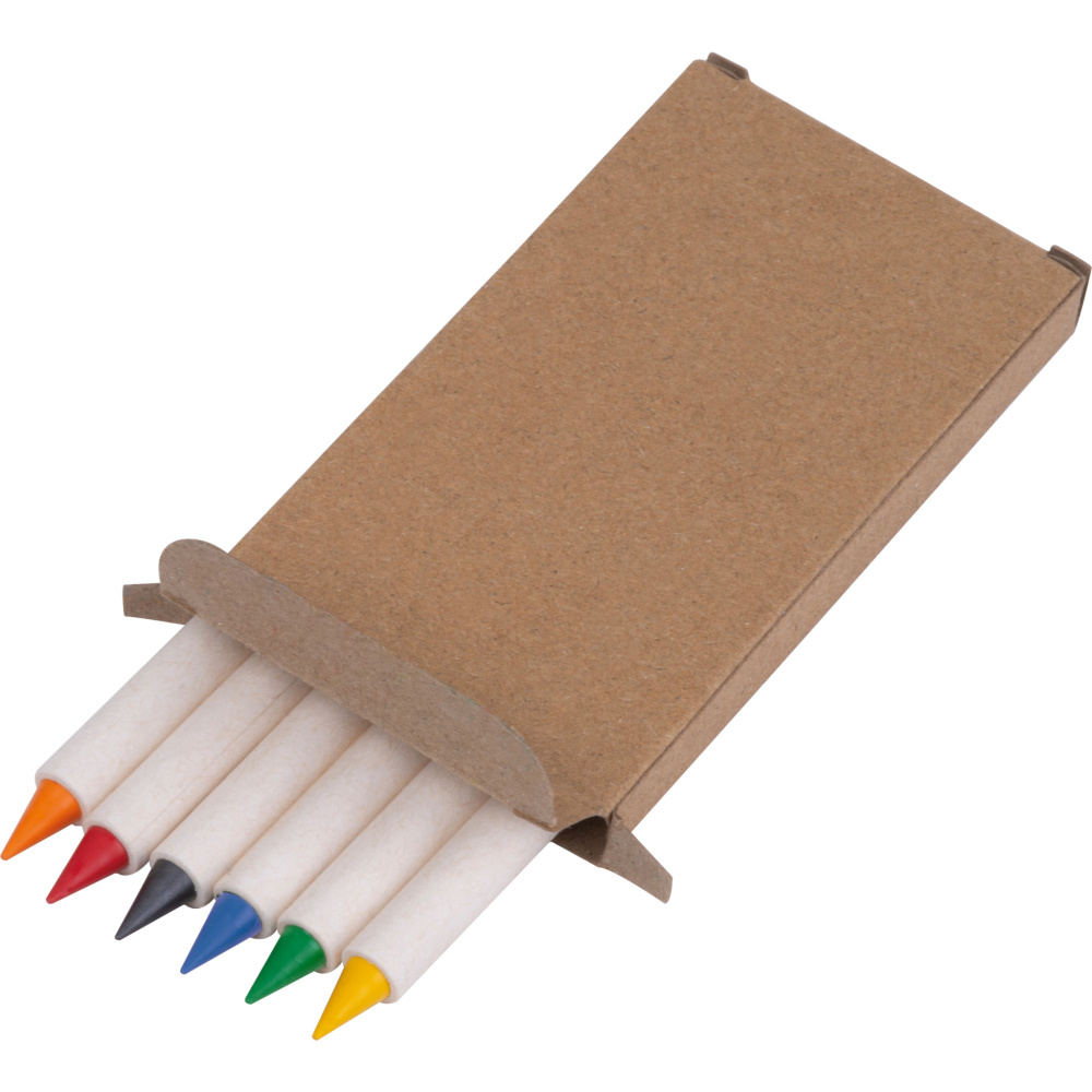 Лого трейд pекламные cувениры фото: Набор восковых карандашей Infinity от KINGSTON