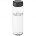 H2O Active® Vibe 850 ml vattenflaska med skruvlock, Transparent / Solid svart