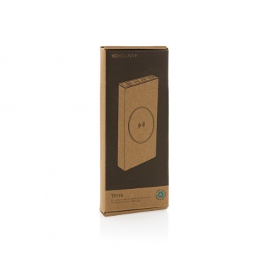 Logotrade reklamprodukter bild: Terra 10.000 mAh18W/10W trådlös powerbank RCS