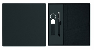 Logotrade reklamprodukter bild: 3-delars presentset i en presentförpackning