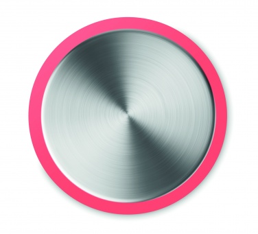 Logotrade profilreklam bild: RPET flaska 600ml metallock