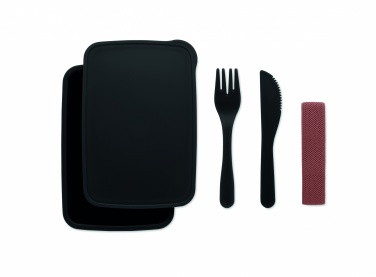 Logotrade kampanjprodukter bild: Lunchlåda med bestick