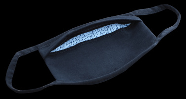 Logotrade profilreklam bild: MARS PRO bomullsmask (storlek M) med ficka och HEPA-filter 1380165