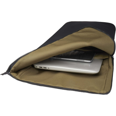 Logotrade profilprodukter bild: Turner 15,6 tums laptopväska med rullöppning av GRS-återvunnet material på 12 l
